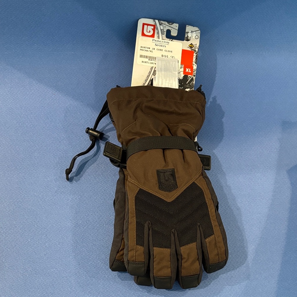 Burton Jr Gore Glove youth XL NWT Winter Sports Mocha Brown